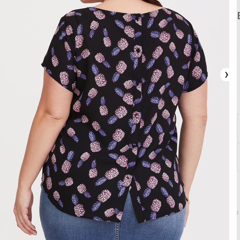 NWT TORRID Pineapple Top - Picture 4 of 5